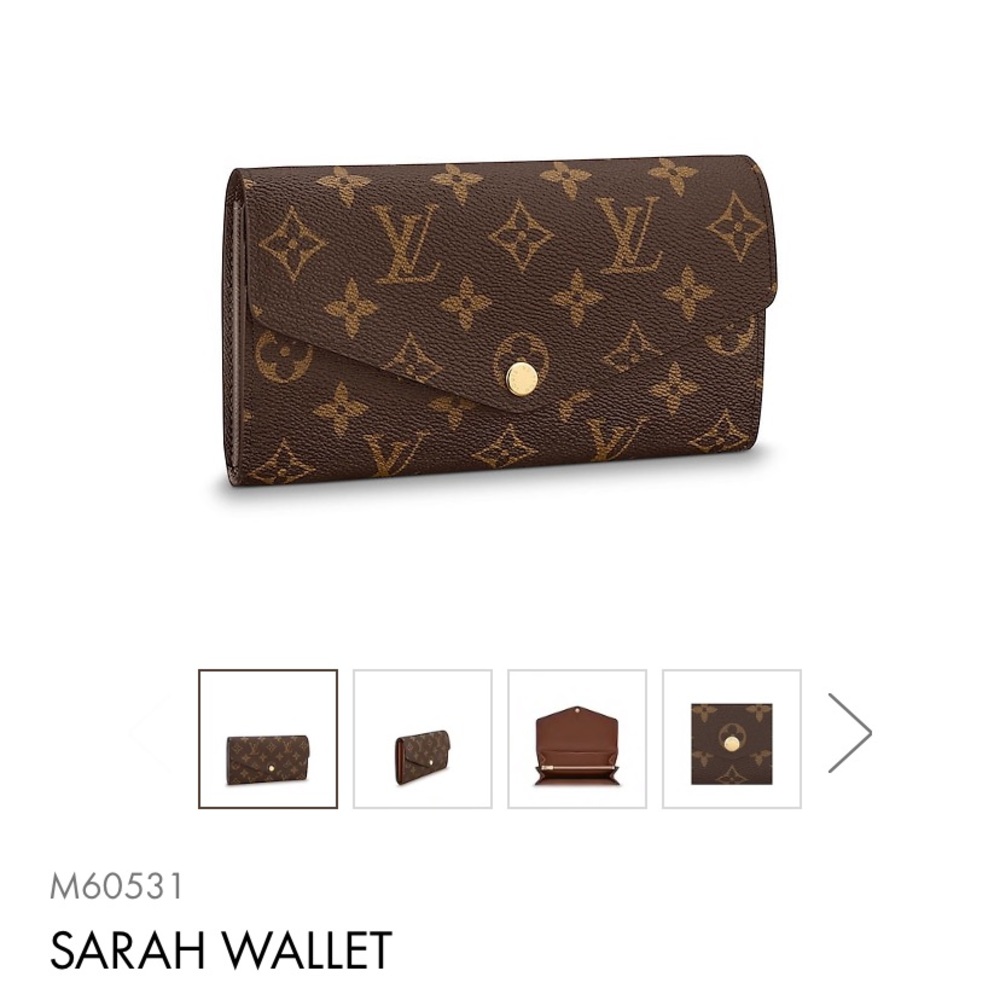 **Louis Vuitton long wallet**